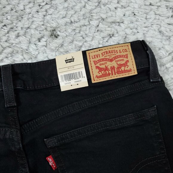 Levi's Superlow Bootcut Low Rise Y2K Stretch Jeans Black Size 30 x 32 90s - Picture 3 of 8